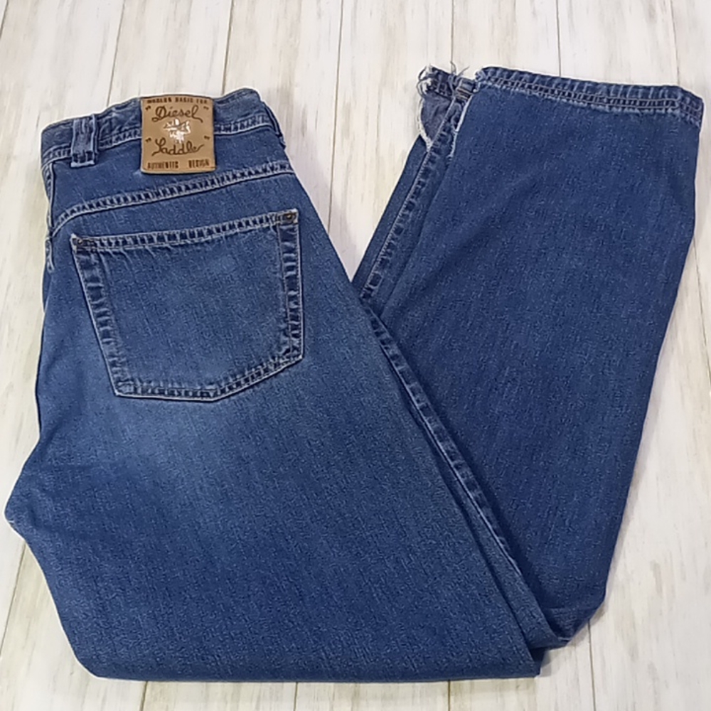 Vintage Diesel Industry Saddle Jeans Size 30 - Picture 3 of 16